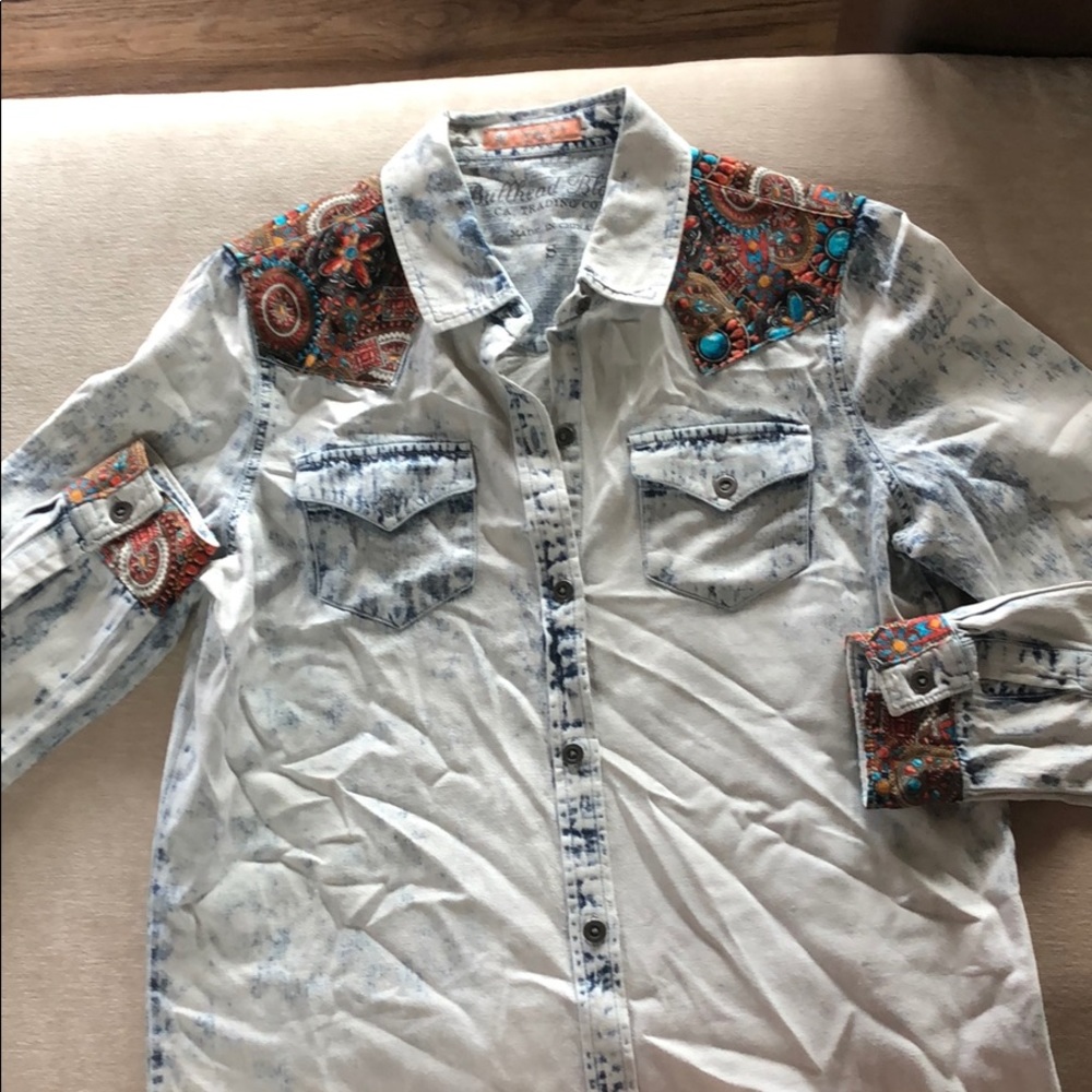 Western long sleeve button up